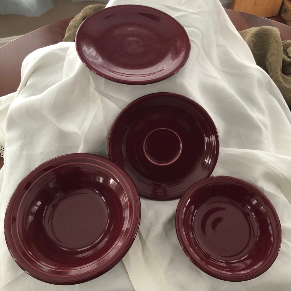 Fiesta random burgundy items